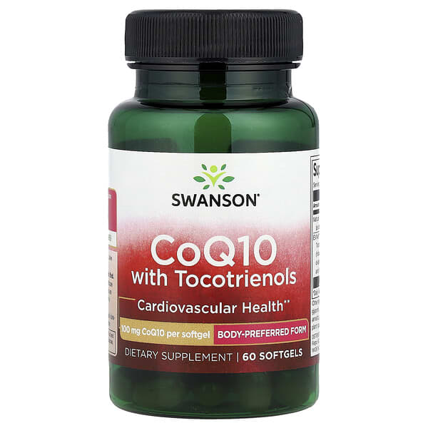 Swanson, CoQ10 with Tocotrienols, 60 Softgels