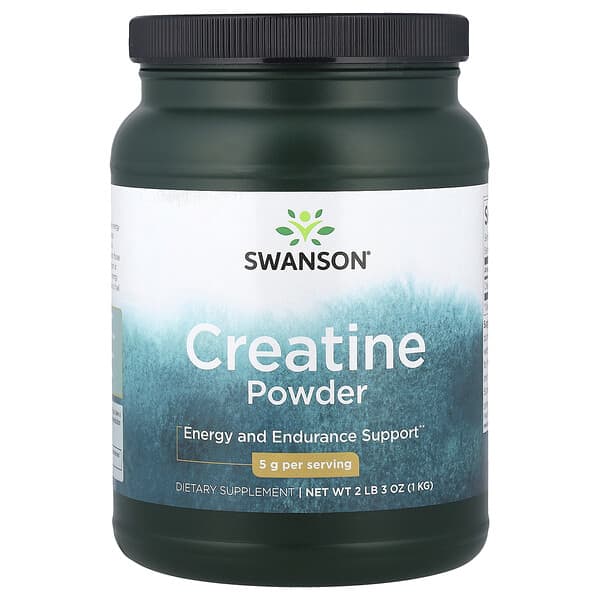 Swanson, Creatine Powder, 2 lb 3 oz (1 kg) 5 Swanson, Creatine Powder, 2 lb 3 oz (1 kg)