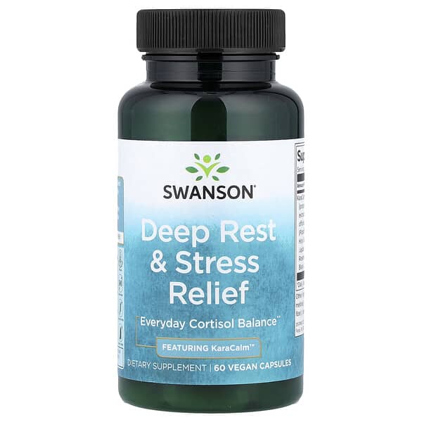 Swanson, Deep Rest & Stress Relief, 60 Vegan Capsules