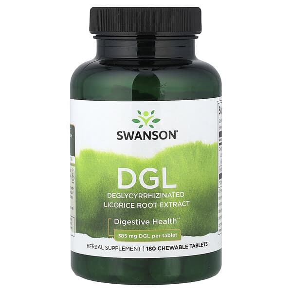 Swanson, DGL, 180 Chewable Tablets