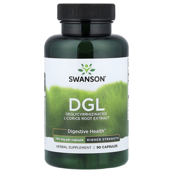 Swanson, DGL, 700 mg, 90 Capsules