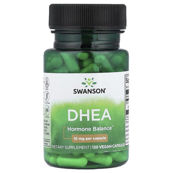 Swanson, DHEA, 10 mg, 120 Vegan Capsules