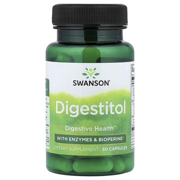 Swanson, Digestitol, 60 Capsules