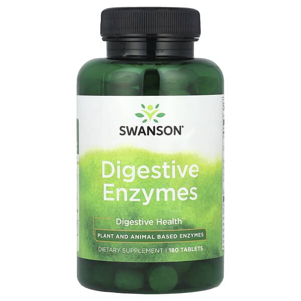 Swanson, Digestive Enzymes, 180 Tablets 3 Swanson, Digestive Enzymes, 180 Tablets