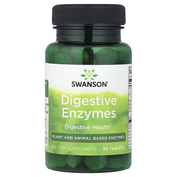 Swanson, Digestive Enzymes, 90 Tablets