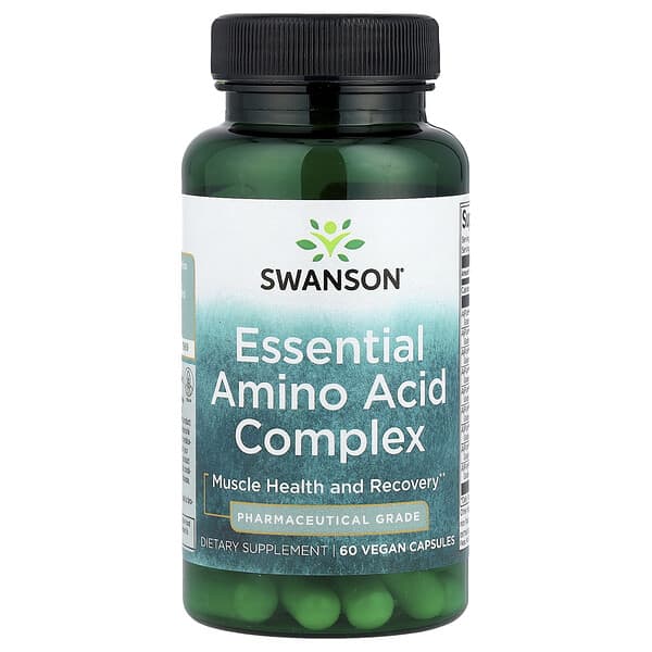 Swanson, Essential Amino Acid Complex, 60 Vegan Capsules