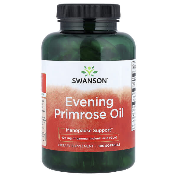Swanson, Evening Primrose Oil, 104 mg, 100 Softgels