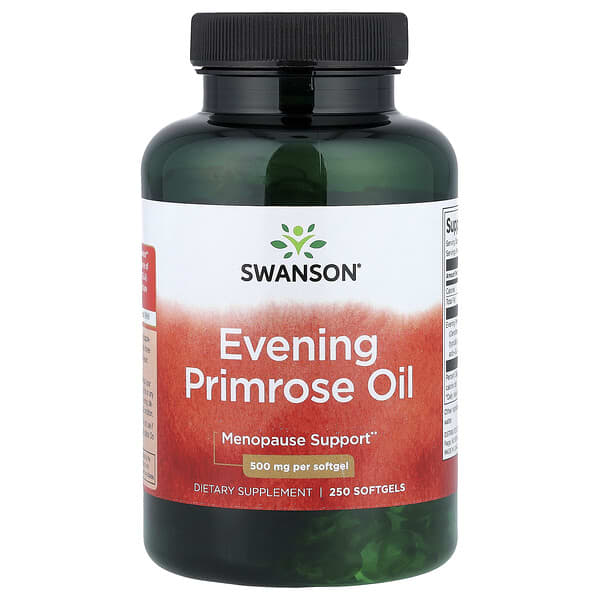 Swanson, Evening Primrose Oil, 250 Softgels (500 mg per Softgel)
