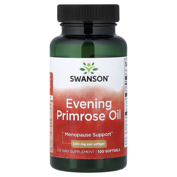 Swanson, Evening Primrose Oil, 500 mg , 100 Softgels