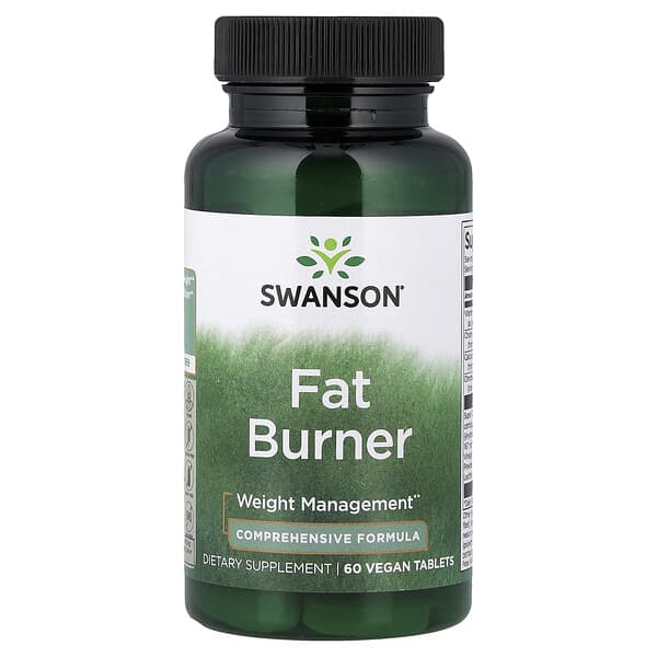 Swanson, Fat Burner, 60 Vegan Tablets