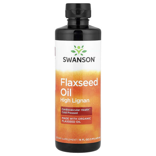 Swanson, Flaxseed Oil High Lignan, 16 fl oz (473 ml)