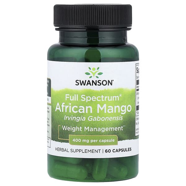 Swanson, Full Spectrum® African Mango, 400 mg, 60 Capsules