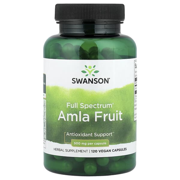 Swanson, Full Spectrum® Amla Fruit, 120 Vegan Capsules (250 mg per Capsule)