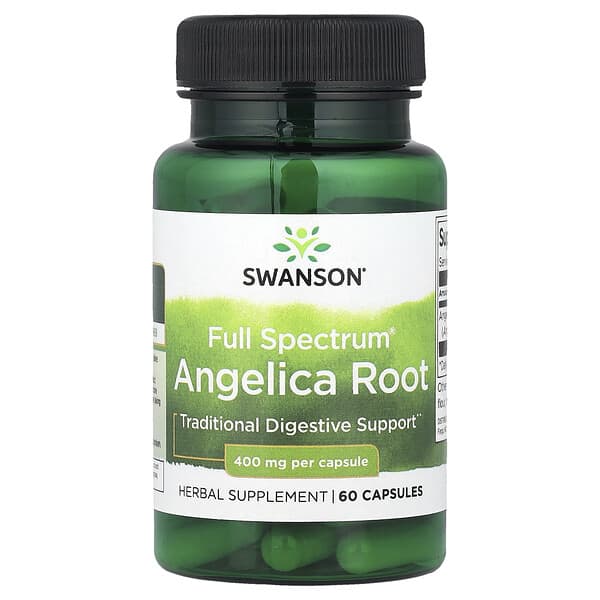 Swanson, Full Spectrum® Angelica Root, 400 mg, 60 Capsules