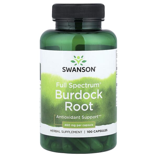Swanson, Full Spectrum® Burdock Root, 100 Capsules (460 mg per Capsule)