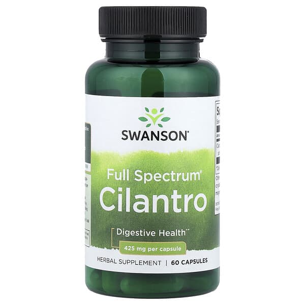 Swanson, Full Spectrum® Cilantro, 425 mg, 60 Capsules