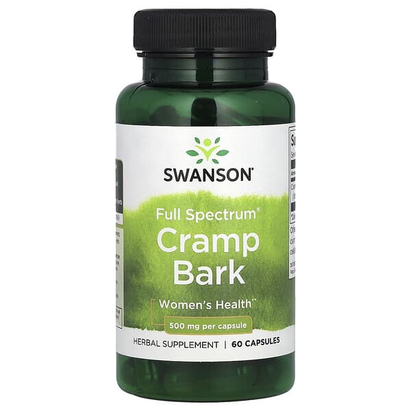 Swanson, Full Spectrum Cramp Bark, 500 mg, 60 Capsules 3 Swanson, Full Spectrum Cramp Bark, 500 mg, 60 Capsules