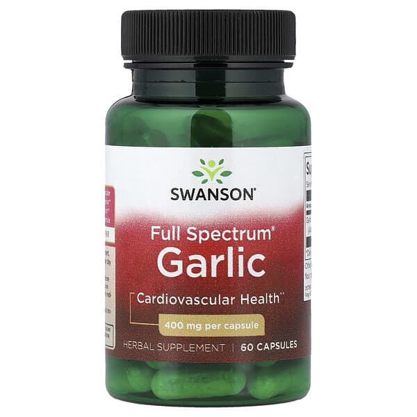 Swanson, Full Spectrum® Garlic, 400 mg, 60 Capsules