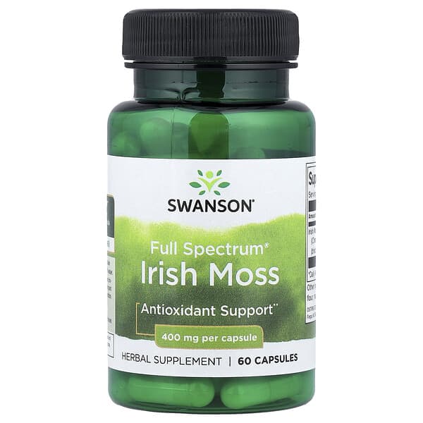 Swanson, Full Spectrum® Irish Moss, 400 mg, 60 Capsules