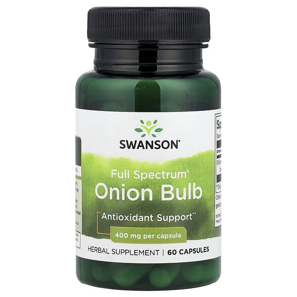 Swanson, Full Spectrum® Onion Bulb, 400 mg, 60 Capsules 2 Swanson, Full Spectrum® Onion Bulb, 400 mg, 60 Capsules