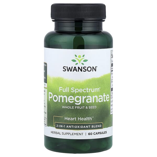 Swanson, Full Spectrum® Pomegranate, Whole Fruit & Seed, 60 Capsules