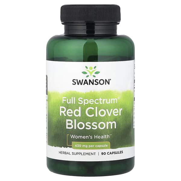 Swanson, Full Spectrum® Red Clover Blossom, 430 mg, 90 Capsules