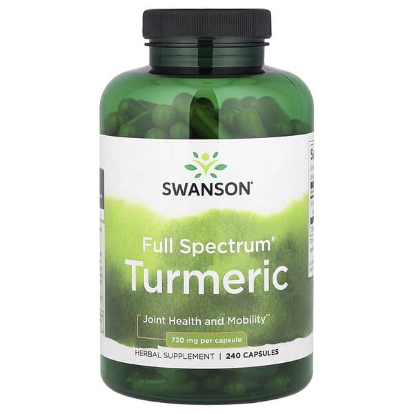 Swanson, Full Spectrum® Turmeric, 240 Capsules (720 mg per Capsule)