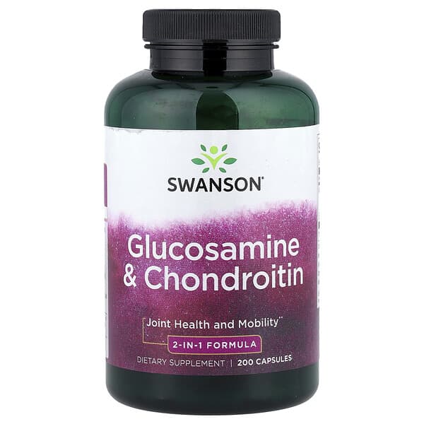 Swanson, Glucosamine & Chondroitin, 200 Capsules