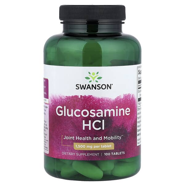 Swanson, Glucosamine HCl, 1,500 mg, 100 Tablets