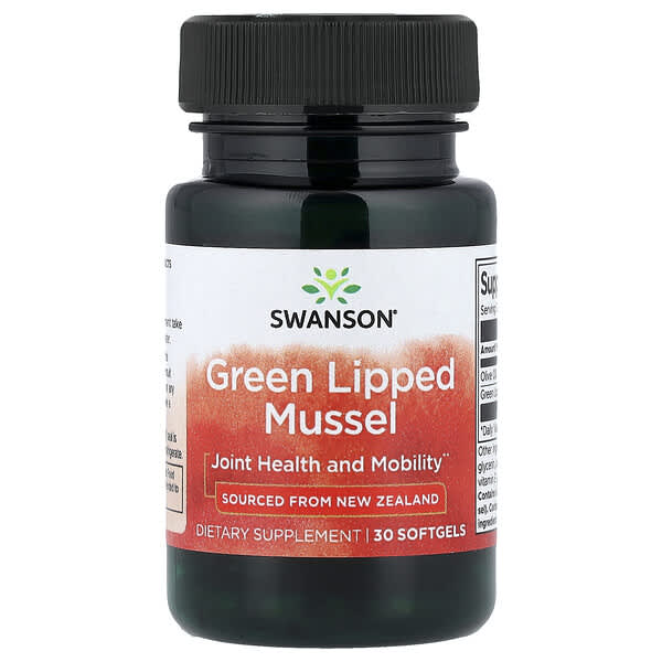 Swanson, Green Lipped Mussel, 30 Softgels