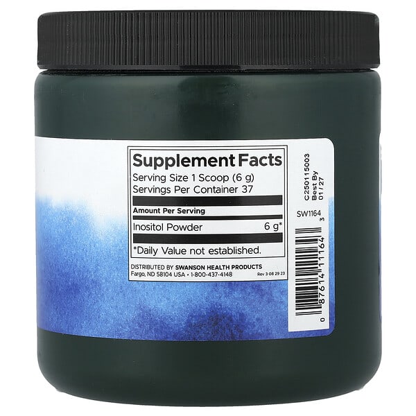 Alternative view of Swanson, Inositol Powder, 8 oz (227 g)