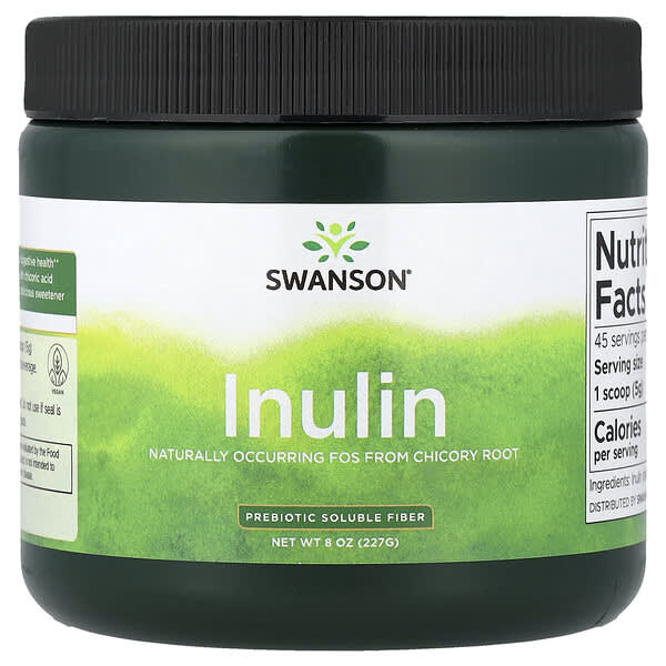 Swanson, Inulin, Prebiotic Soluble Fiber, 8 oz (227 g)