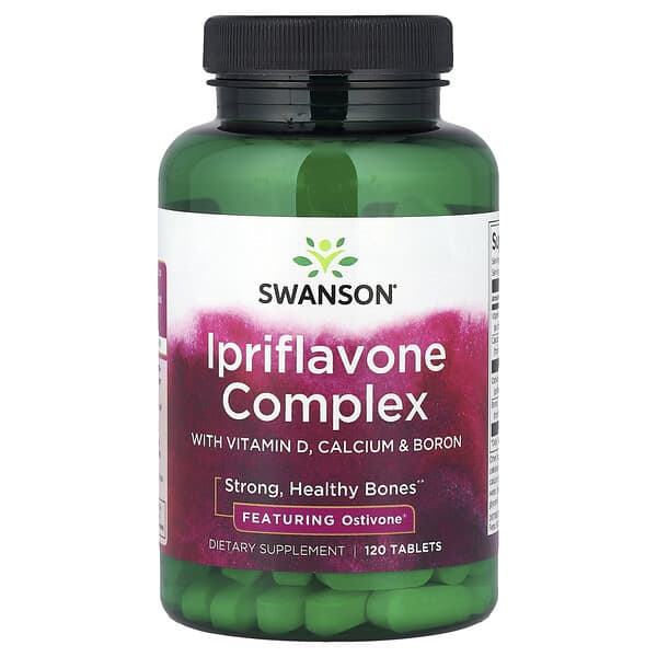 Swanson, Ipriflavone Complex with Vitamin D, Calcium & Boron, 120 Tablets
