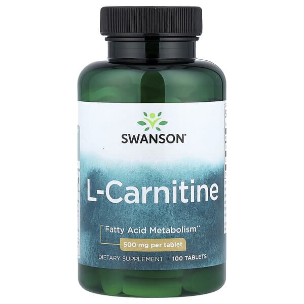 Swanson, L-Carnitine, 100 Tablets