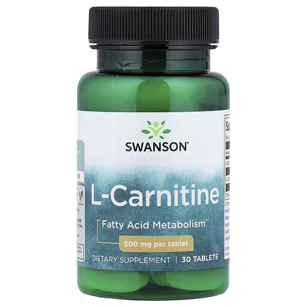 Swanson, L-Carnitine, 30 Tablets