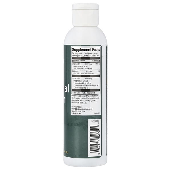 Alternative view of Swanson, Liposomal Vitamin C, 5 fl oz (148 ml)