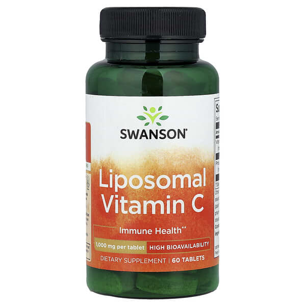 Swanson, Liposomal Vitamin C, 60 Tablets