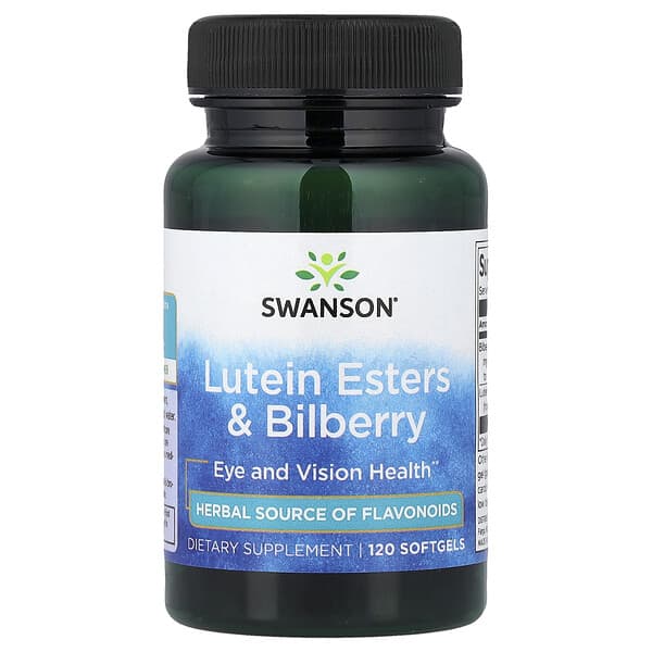 Swanson, Lutein Esters & Bilberry, 120 Softgels