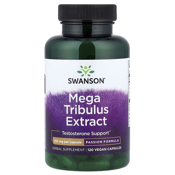 Swanson, Mega Tribulus Extract, 250 mg, 120 Vegan Capsules