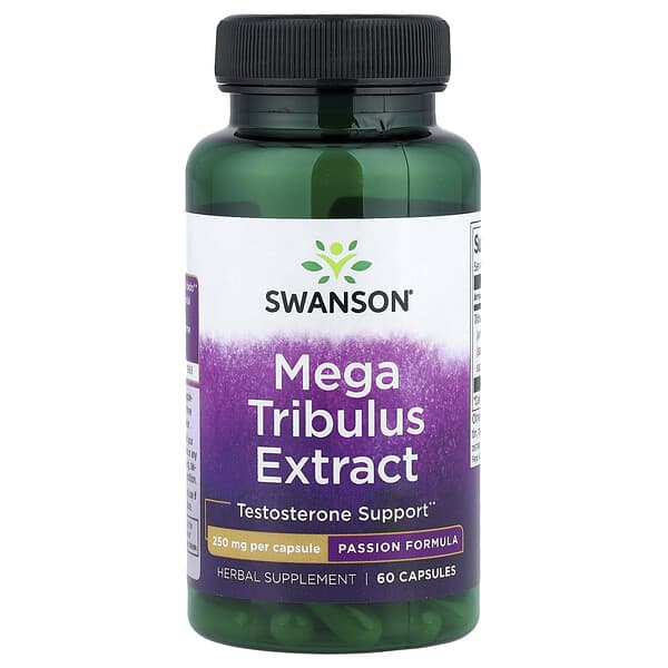 Swanson, Mega Tribulus Extract, 250 mg, 60 Capsules