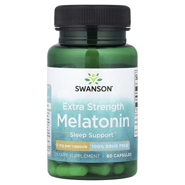 Swanson, Melatonin, 5 mg, 60 Capsules