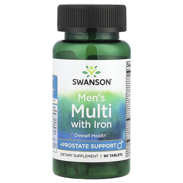 Swanson, Men's Multi With Iron, 90 Tablets