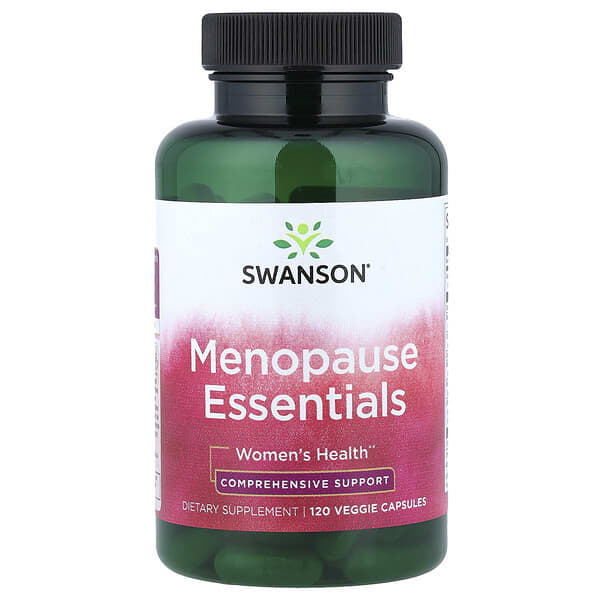 Swanson, Menopause Essentials, Women's Health, 120 Veggie Capsules