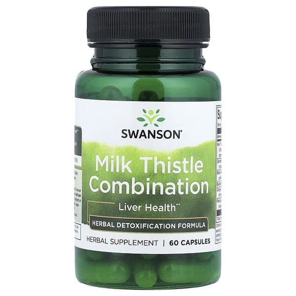 Swanson, Milk Thistle Combination, 60 Capsules