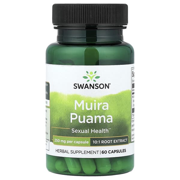Swanson, Muira Puama, 250 mg, 60 Capsules