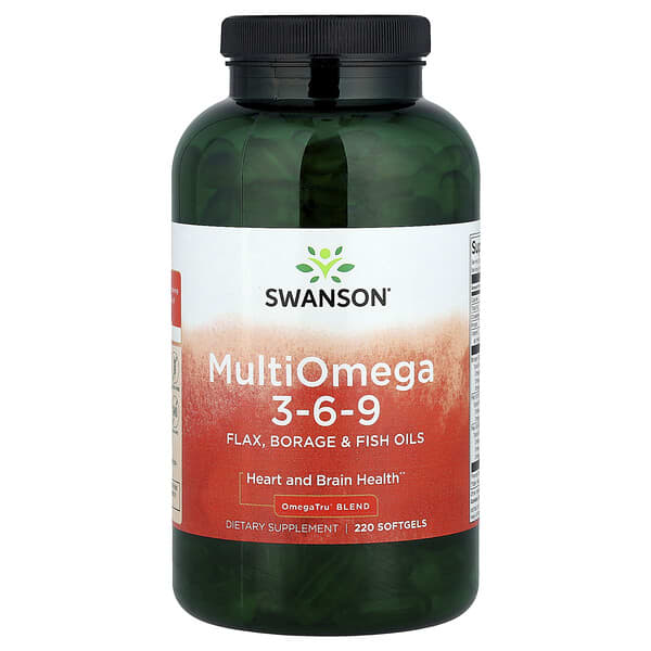Swanson, Multi Omega 3-6-9, 220 Softgels
