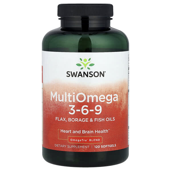 Swanson, MultiOmega 3-6-9, 120 Softgels