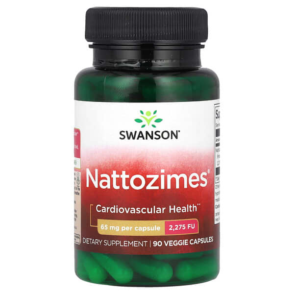 Swanson, Nattozimes®, 65 mg, 90 Veggie Capsules 2 Swanson, Nattozimes®, 65 mg, 90 Veggie Capsules