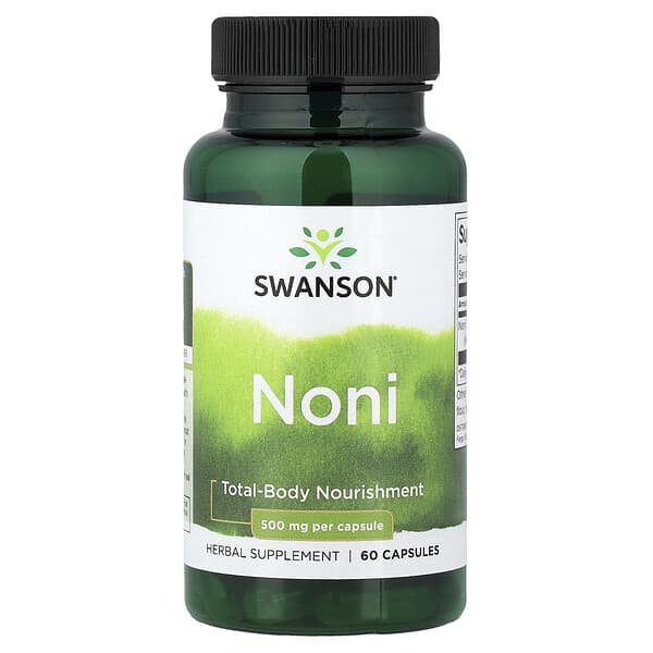 Swanson, Noni, 60 Capsules (500 mg per Capsule)