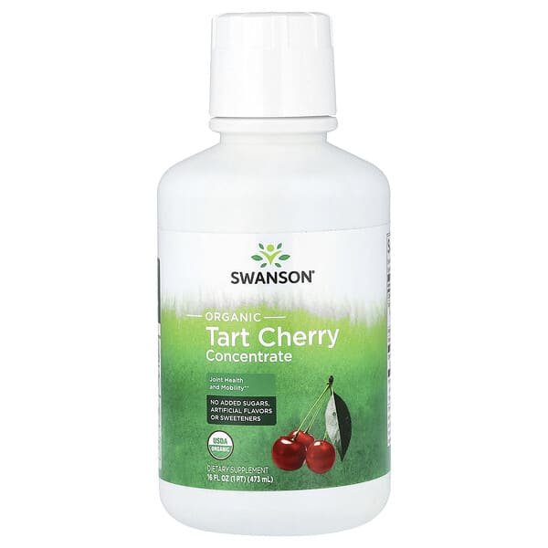 Swanson, Organic Tart Cherry Concentrate, 16 fl oz (473 ml)
